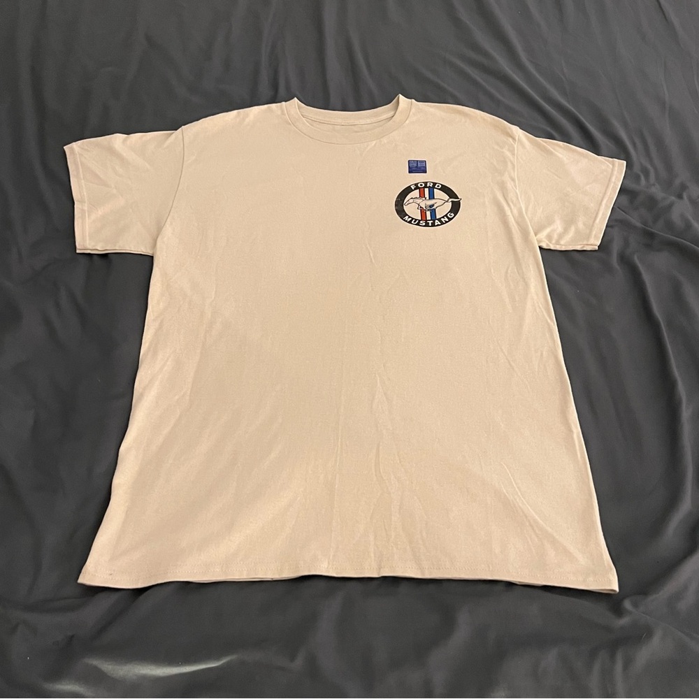 Ford Mustang graphic double sided print t-shirt New